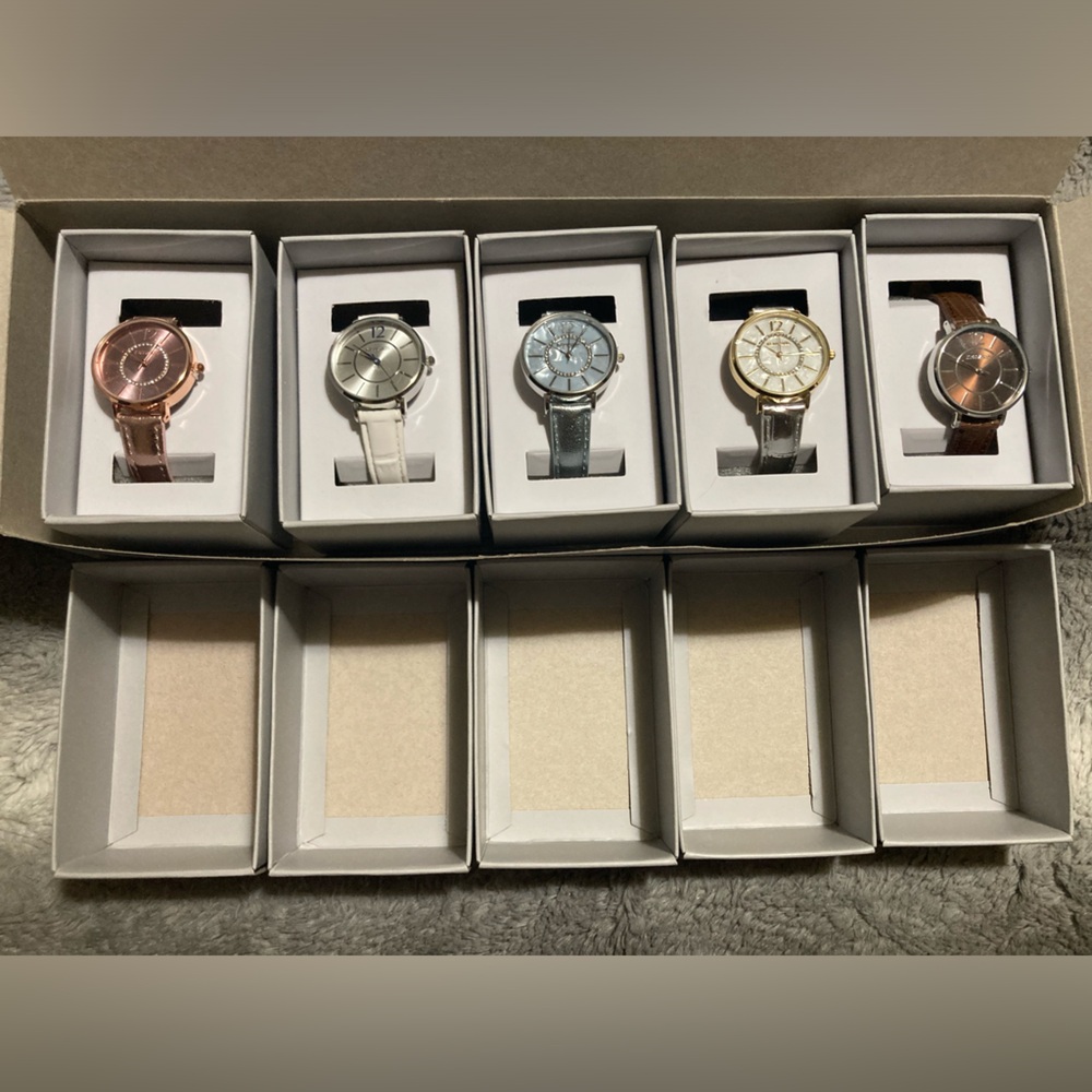 New, Never Worn Kessaris Women’s Watch 5pc Watch Set